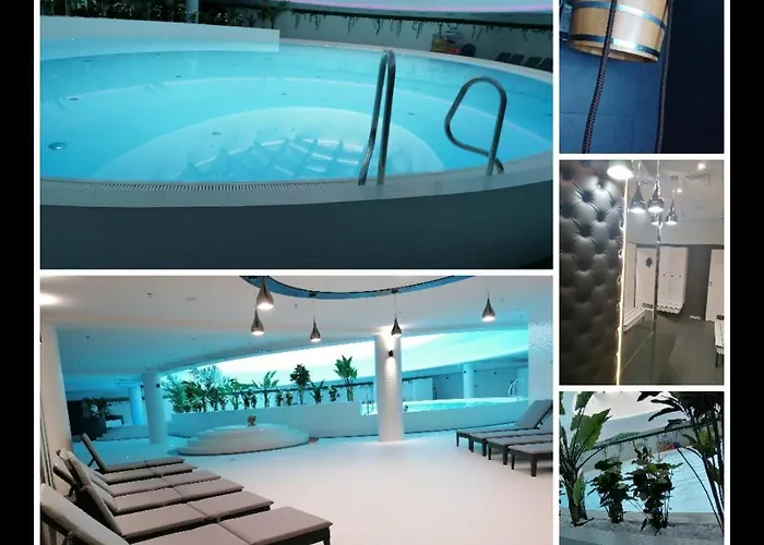 Szczecin Hanza Tower Apartment-Basen
