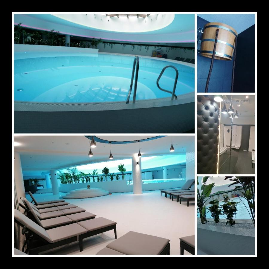 Hanza Tower Apartment-basen *